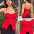 P4086 BLUSA BENGALINA ROJO