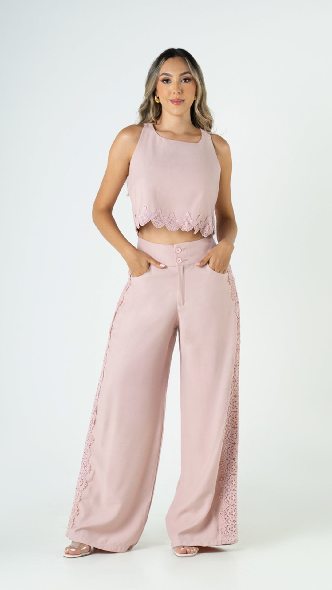 P74391 CONJUNTO FLOW PALO DE ROSA