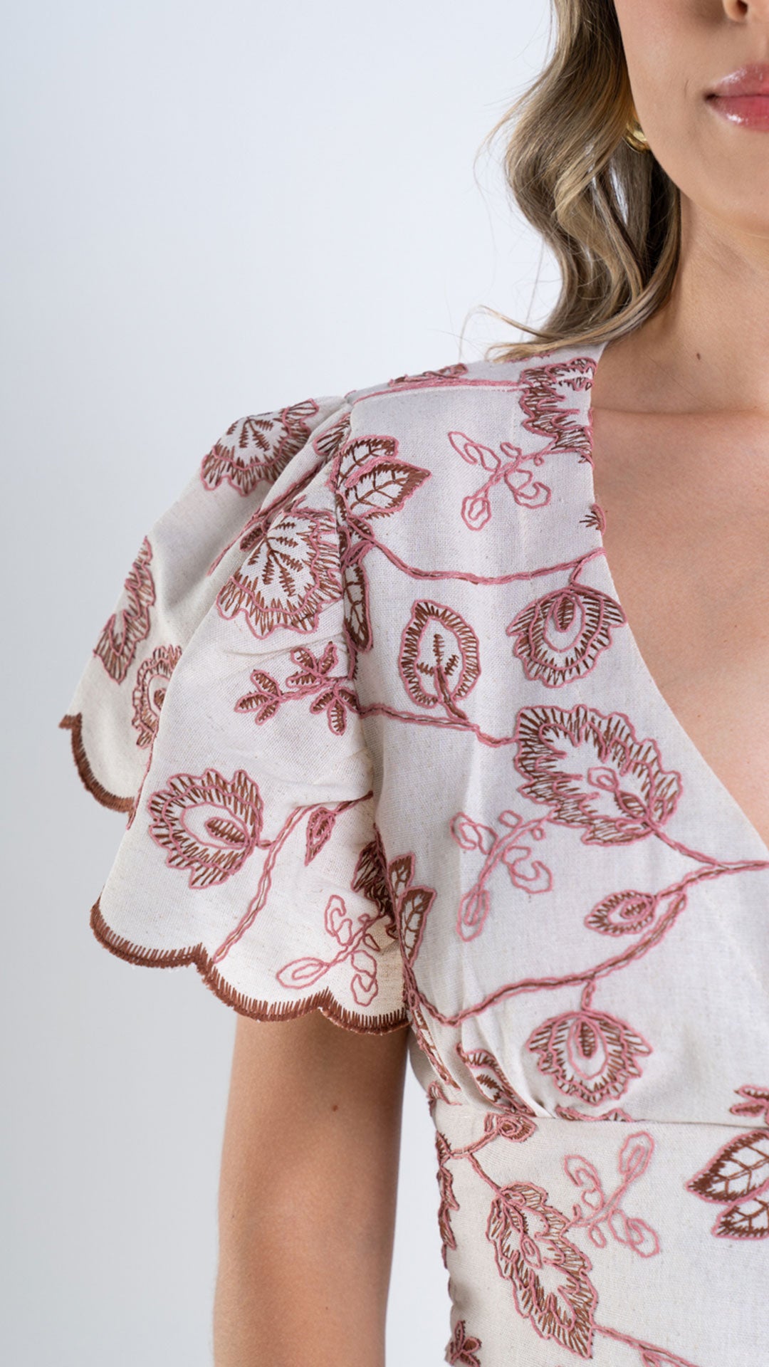 P74412 CONJUNTO LINO PALO DE ROSA