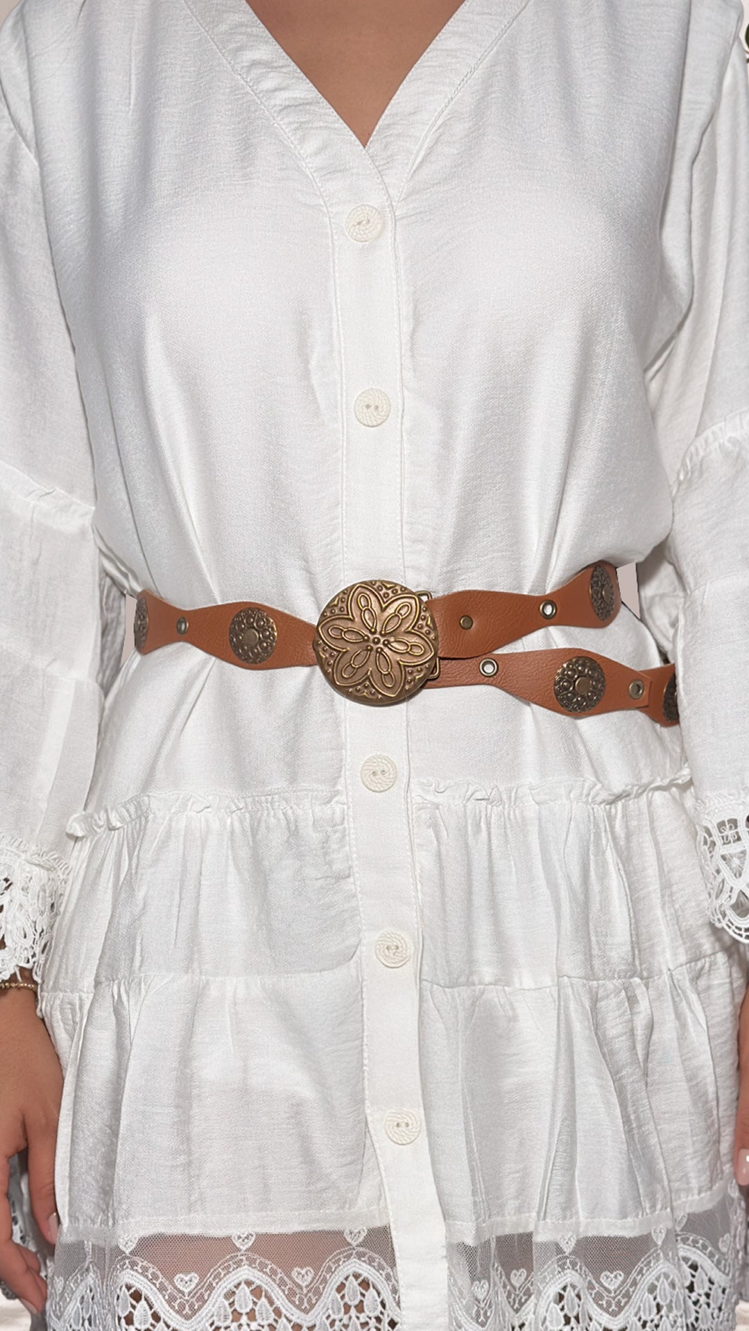P74434 VESTIDO LINO MARFIL