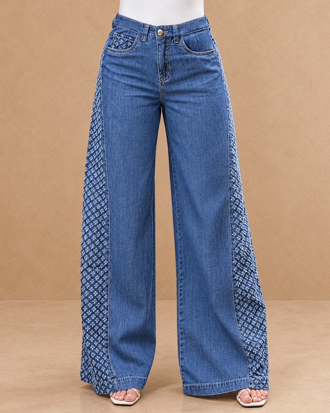 P74440 PANTALÓN INDIGO AZUL