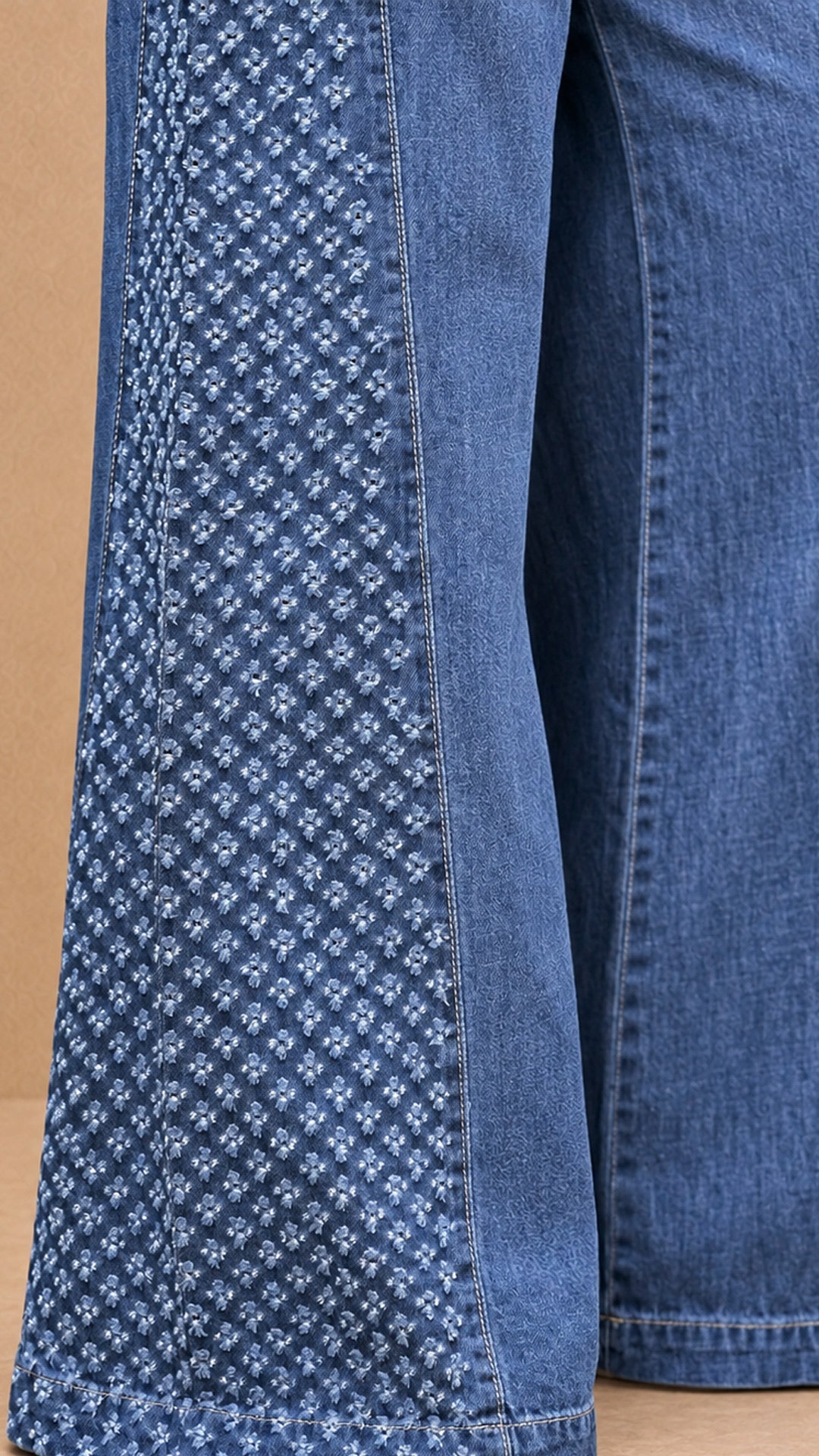 P74440 PANTALÓN INDIGO AZUL
