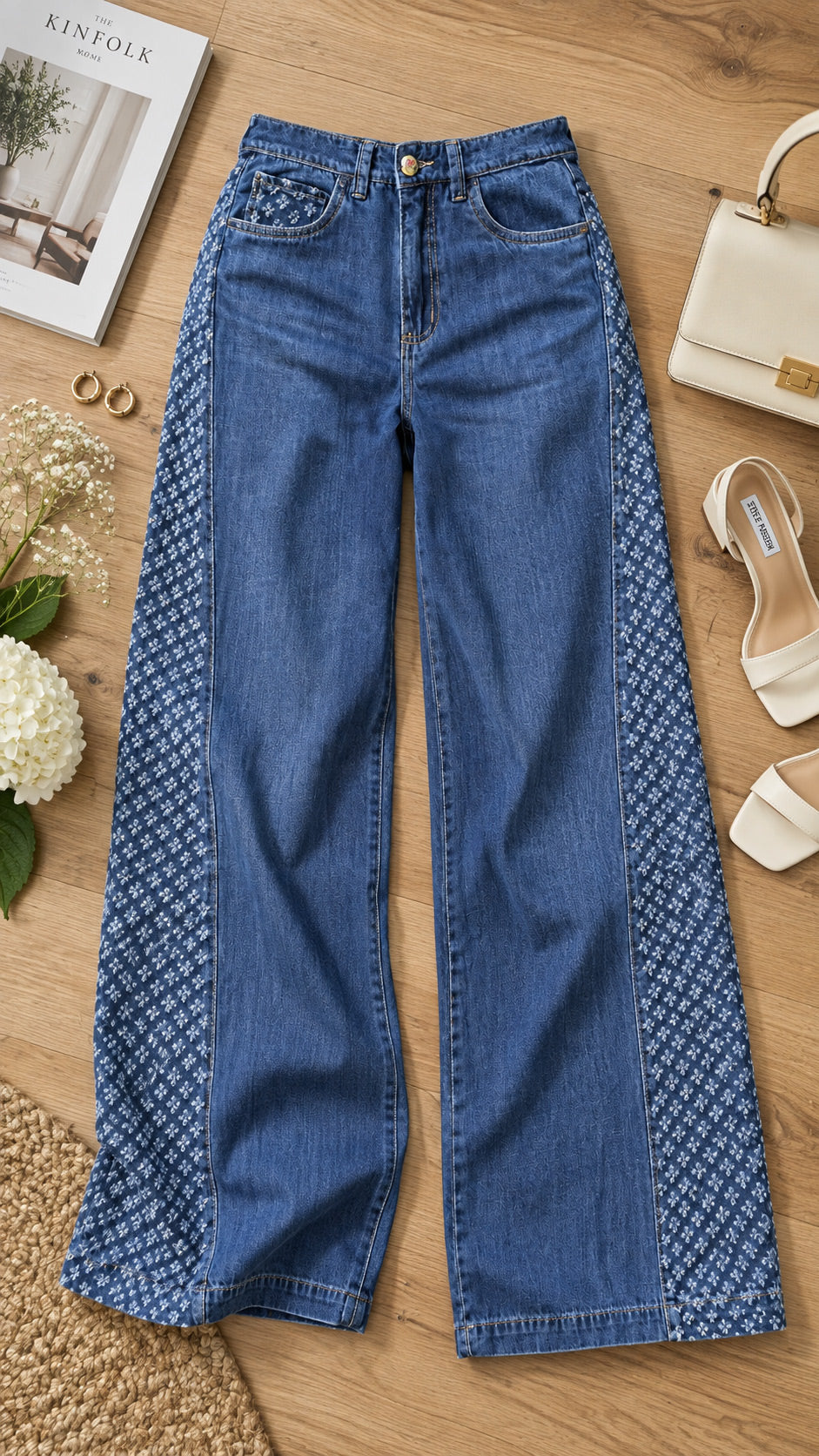 P74440 PANTALÓN INDIGO AZUL