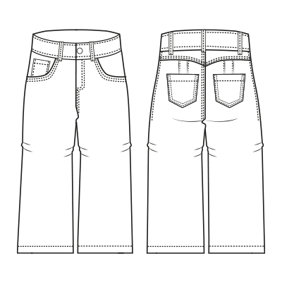 Guía de Tallas para P74443 PANTALÓN INDIGO GEOMETRIC AZUL