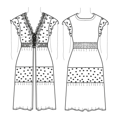 Guía de Tallas para P74450 VESTIDO LINO MARFIL