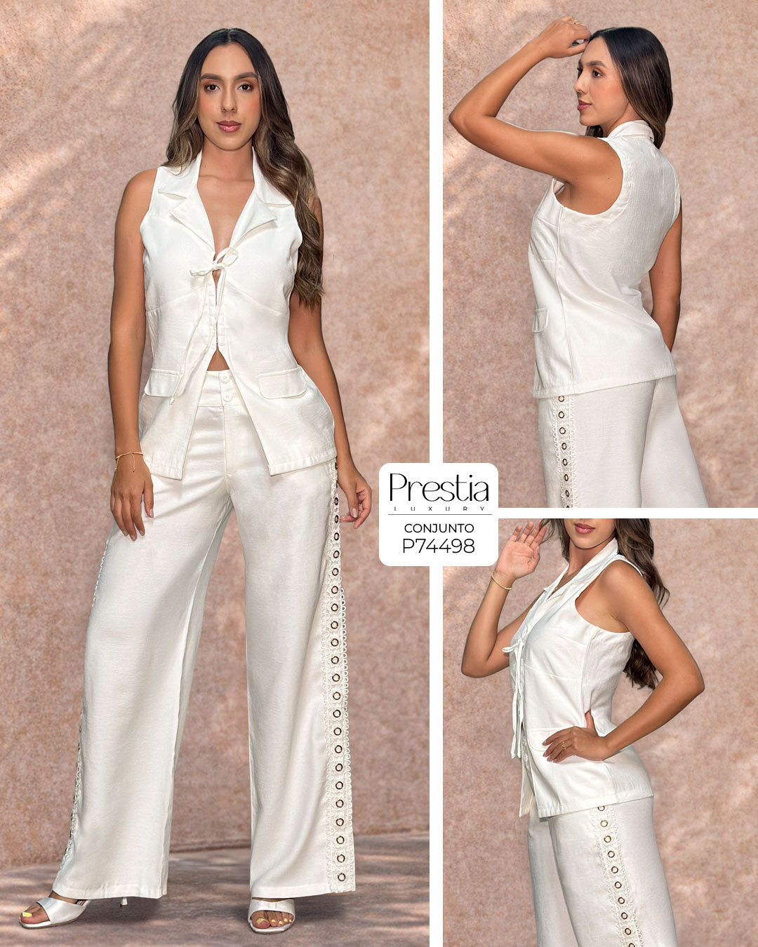 P74498 CONJUNTO FLOW MARFIL