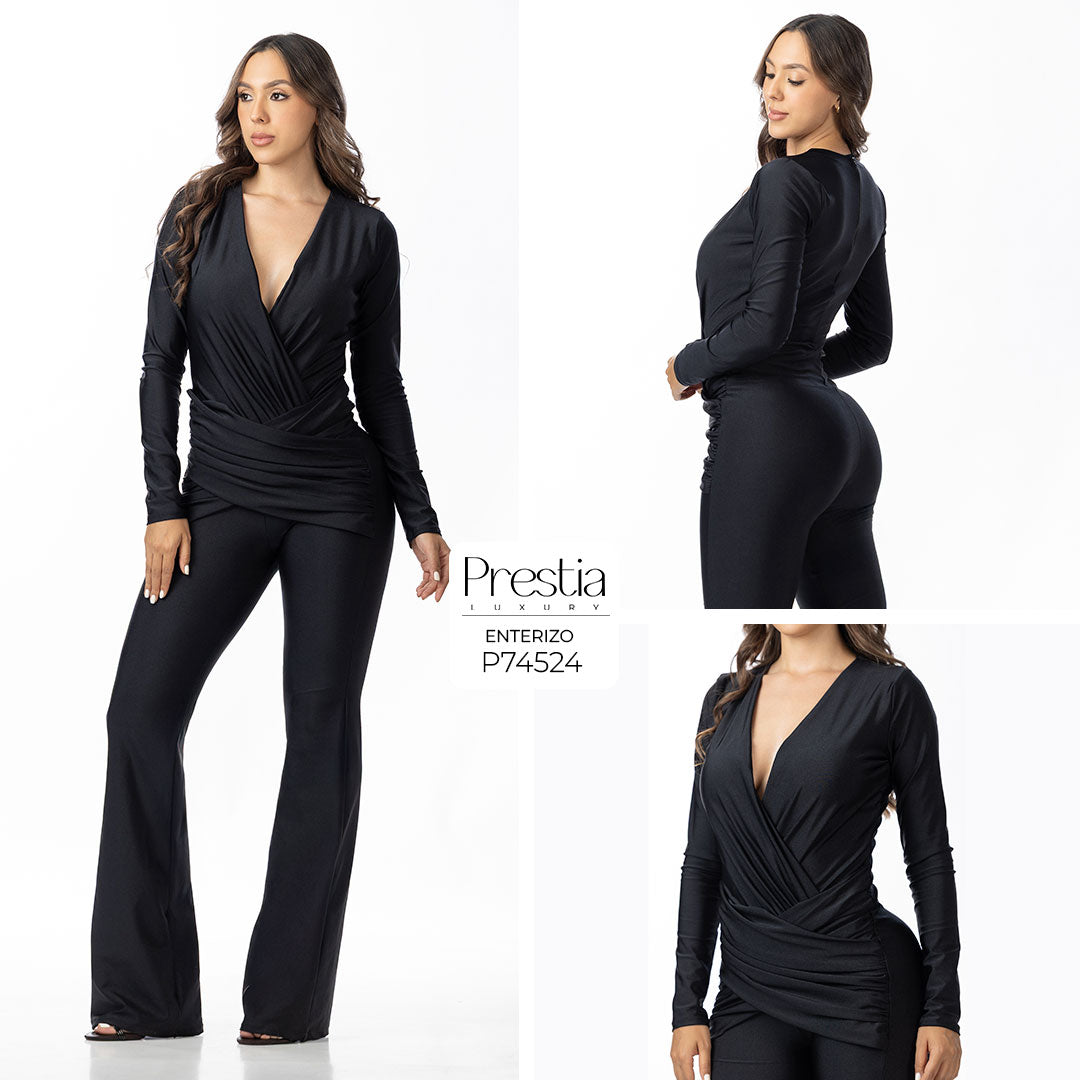 P74524 ENTERIZO LICRA NEGRO