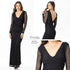 P74527 VESTIDO MALLATEX NEGRO