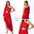 P74532 VESTIDO BLONDA ROJO