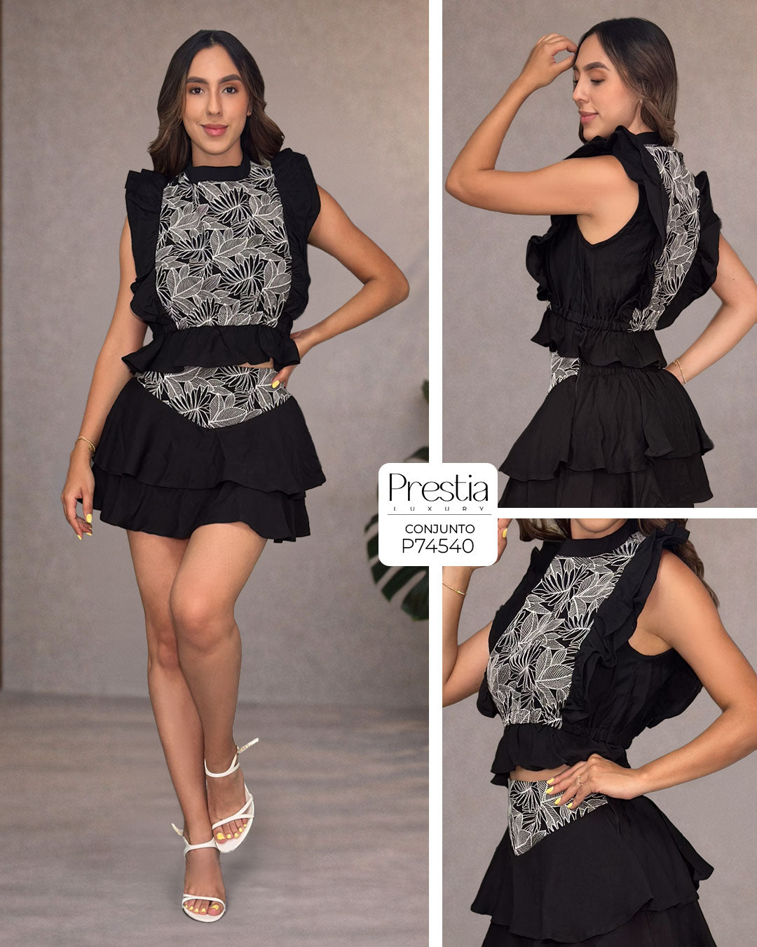 P74540 CONJUNTO OPAL NEGRO