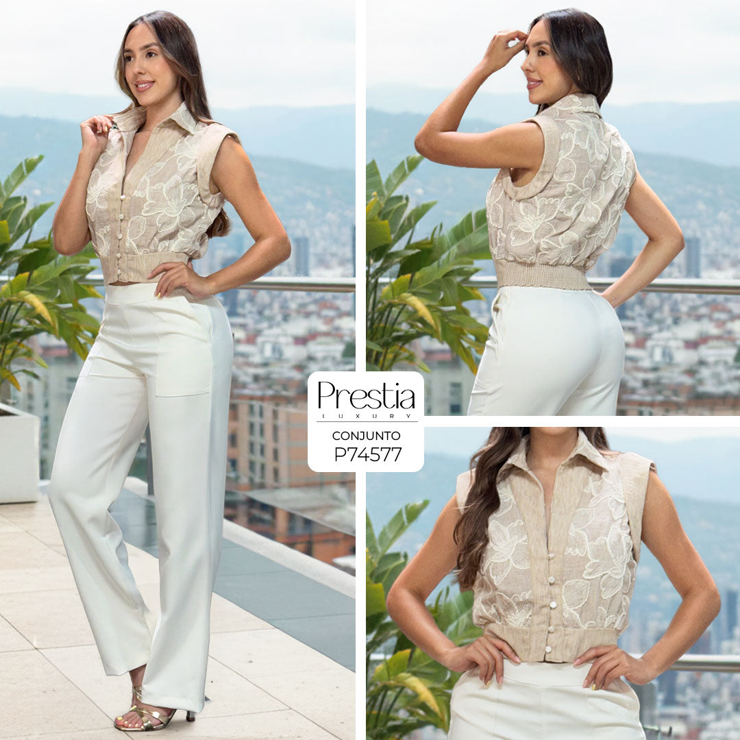 P74577 CONJUNTO CHALIS CAMEL