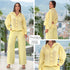 P74586 CONJUNTO LINO POLIESTER AMARILLO