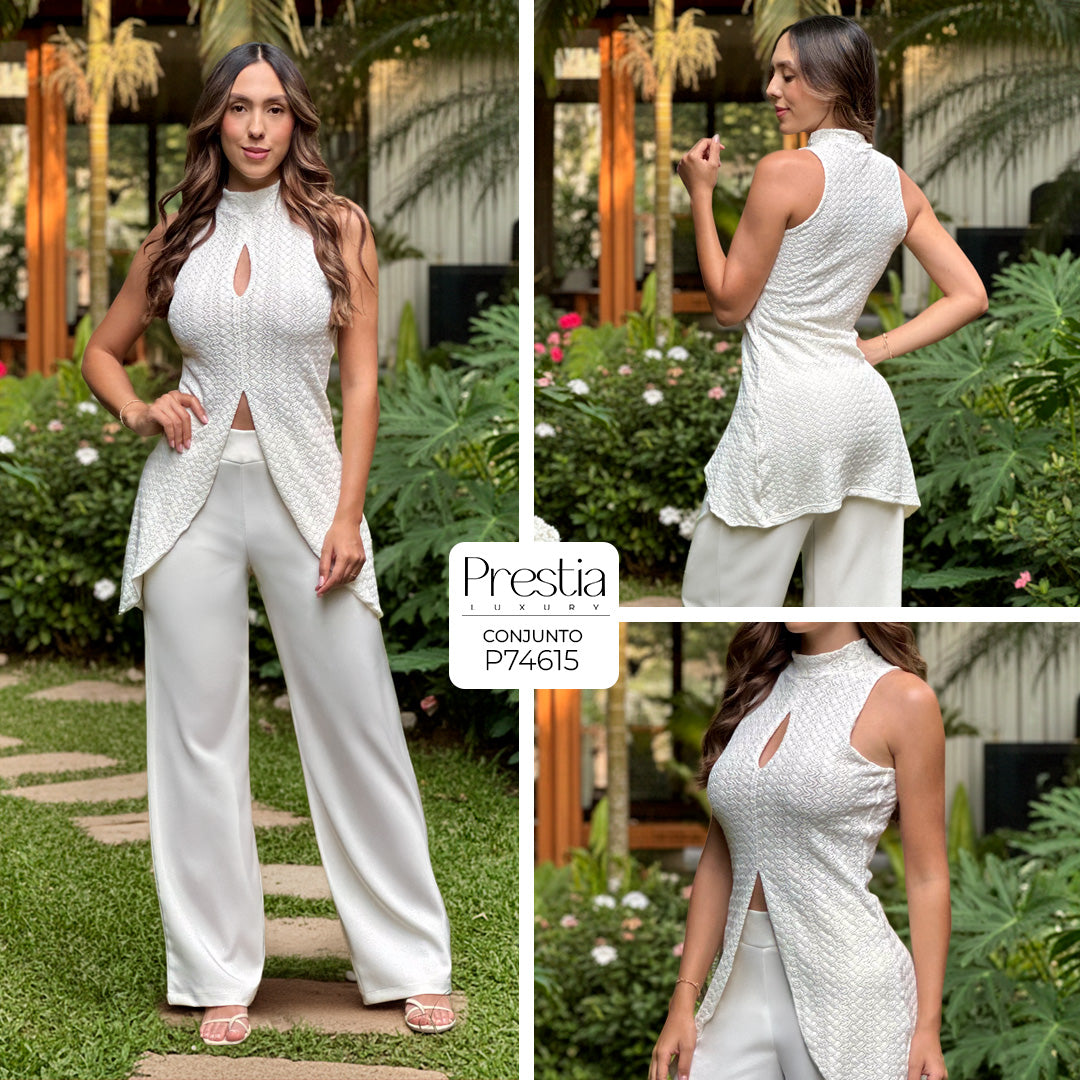 P74615 CONJUNTO NOCHES DE VIENA CREMA