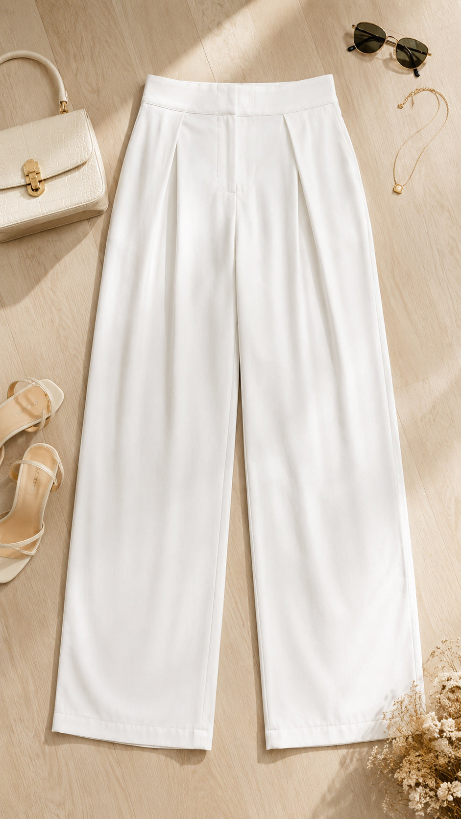 P74664 PANTALON KALIMERA MARFIL
