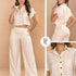 P74674 CONJUNTO POLIESTER MANDARINA