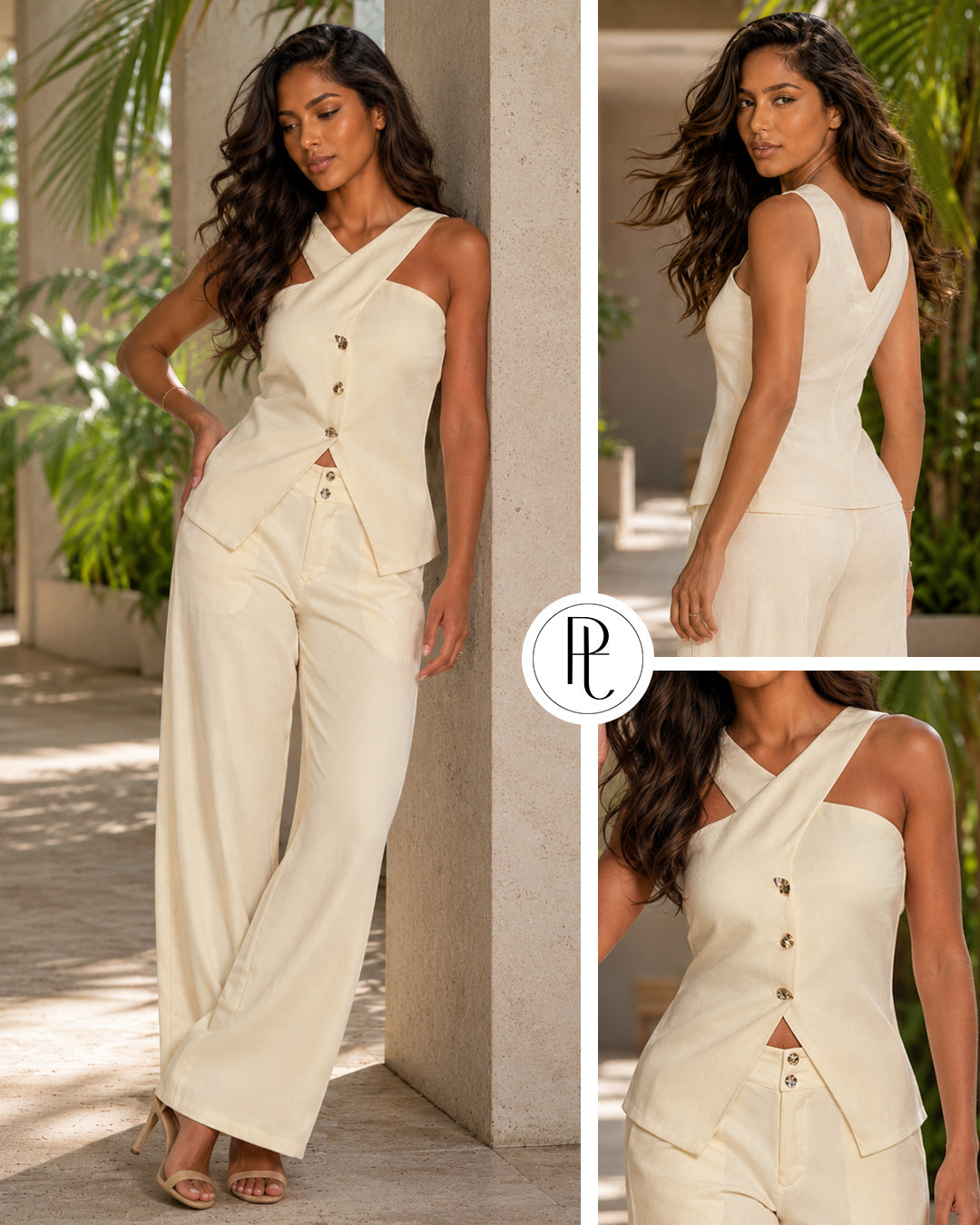 P74682 CONJUNTO CELINE AMARILLO