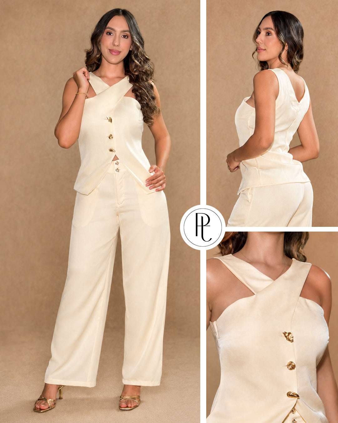 P74682 CONJUNTO CELINE AMARILLO
