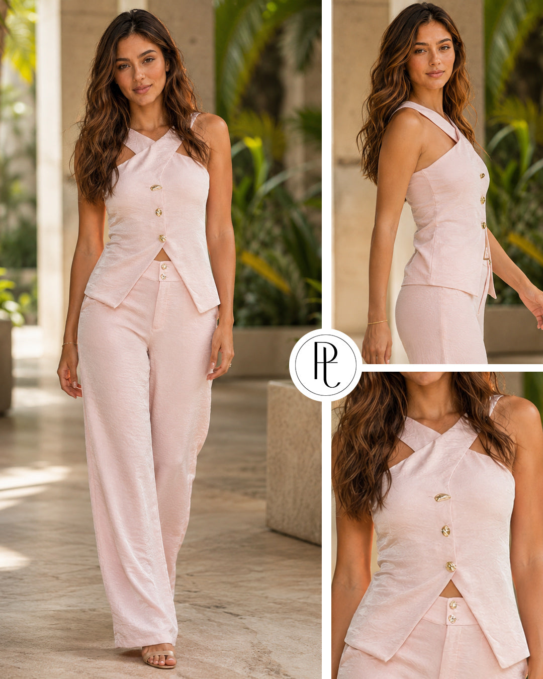 P74682 CONJUNTO CELINE ROSADA