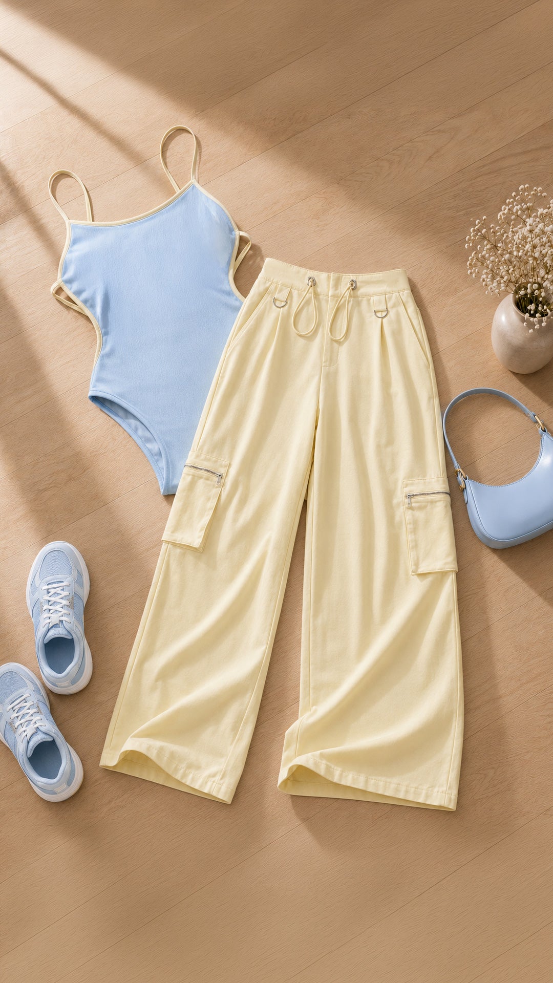 P74698 PANTALON PRISMA AMARILLO