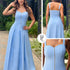 P74706 VESTIDO POPELINA AZUL