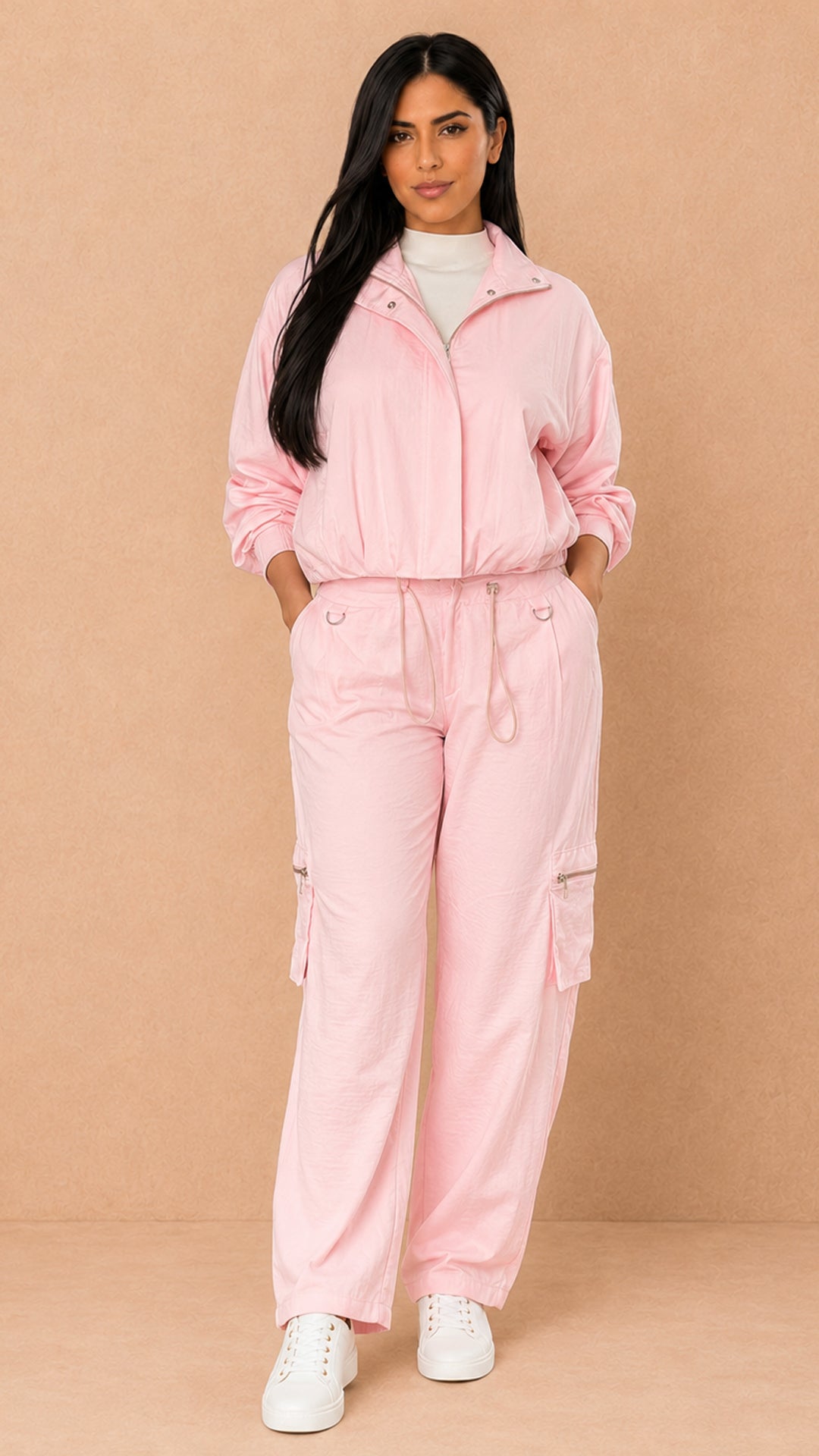 P4079 CHAQUETA PRISMA REAL ROSADO