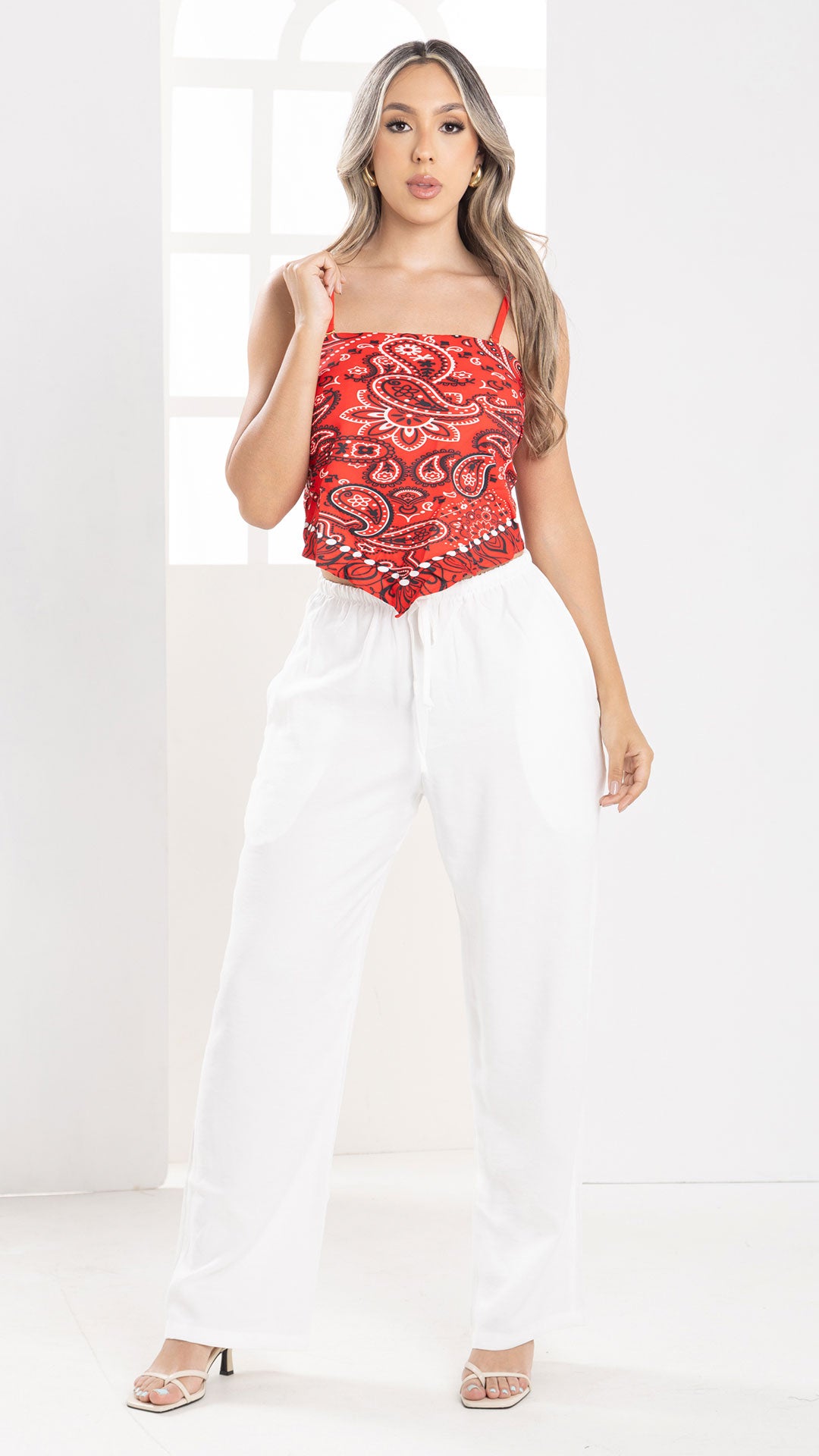 P3948 BLUSA AGATHA ROJO