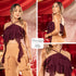 P3966 BLUSA CHIFON VINOTINTO