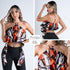 P3969 BLUSA CHALIS ESTAMPADO NARANJA