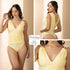P4007 BODY LICRA DESTELLANTE AMARILLO