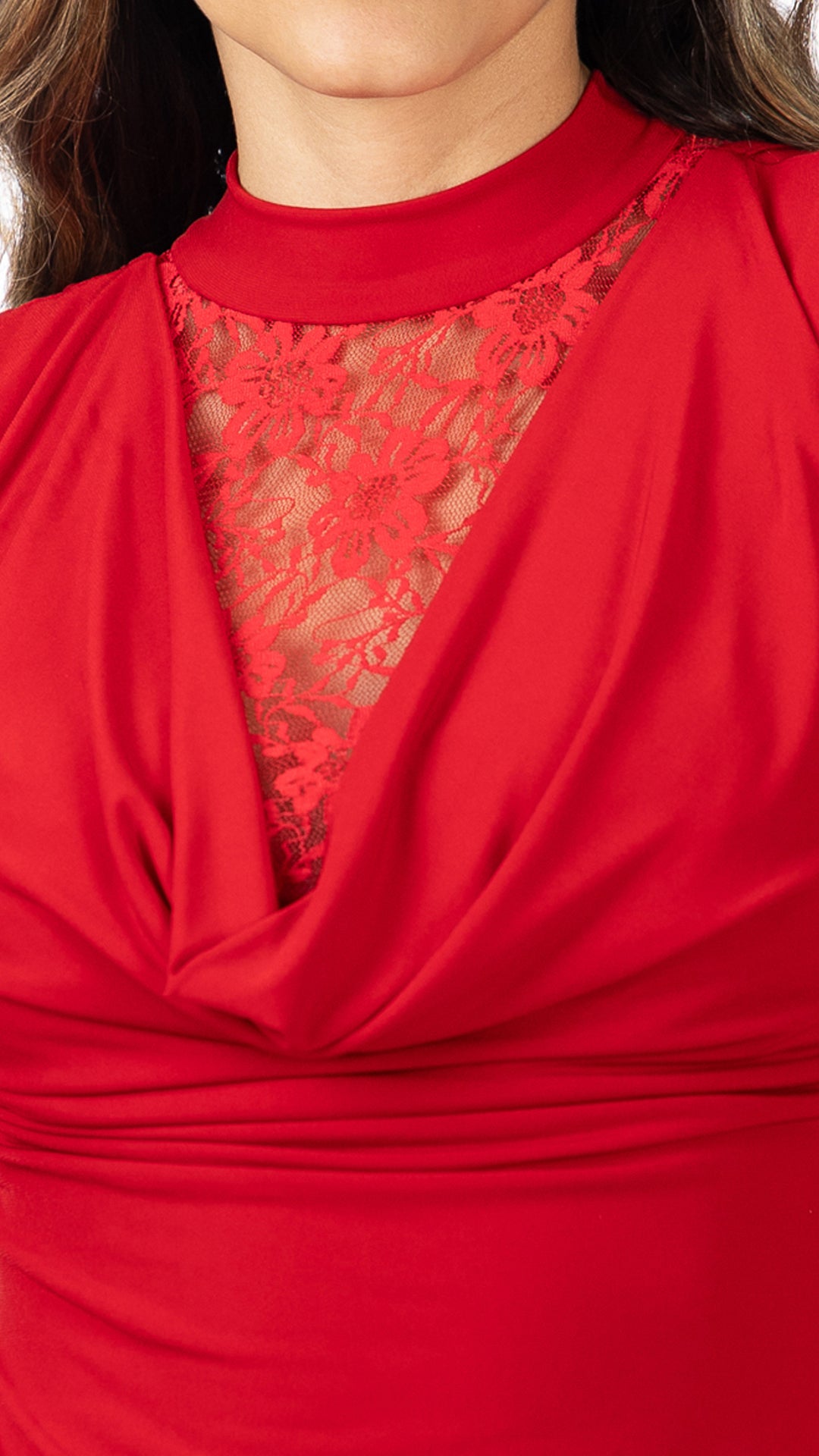 P4011 BLUSA BLONDA ROJO