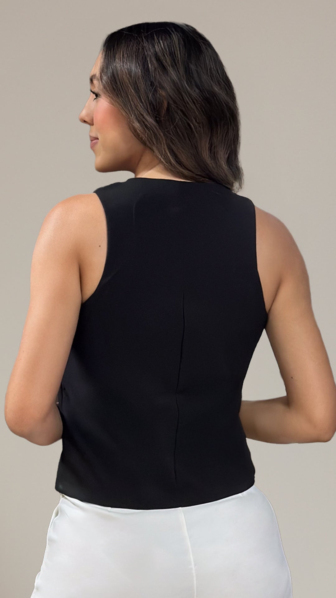 P4017 CHALECO NOCHES DE VIENA NEGRO