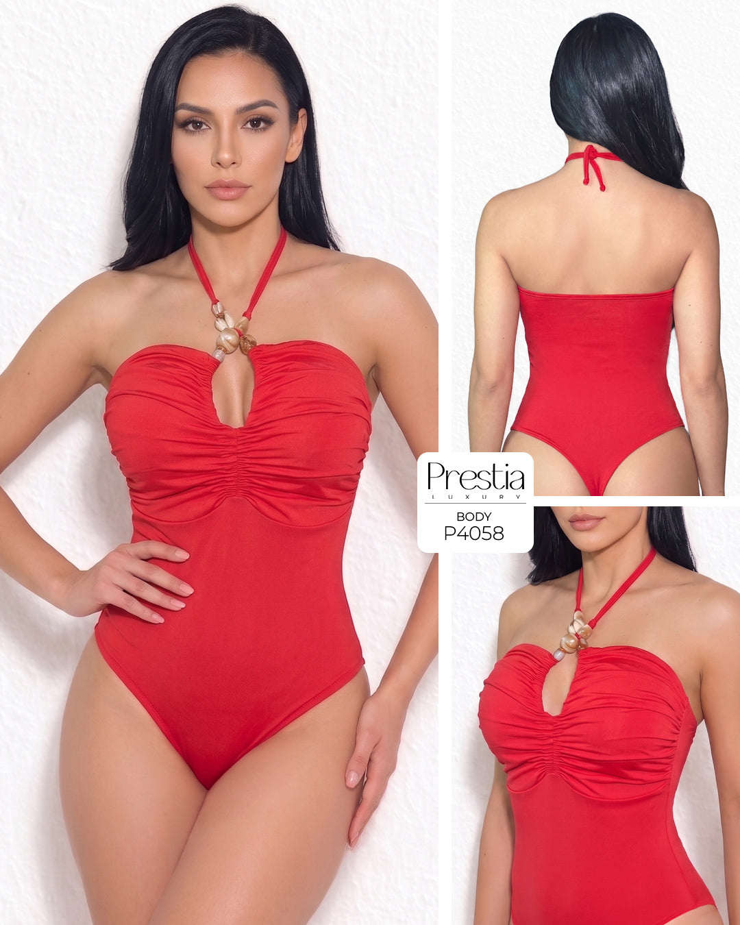 P4058 BODY POLILICRA ROJO