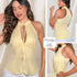 P4065 BLUSA POPELINA AMARILLO