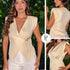 P4072 BLUSA CELINE AMARILLO
