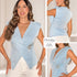 P4072 BLUSA CELINE AZUL