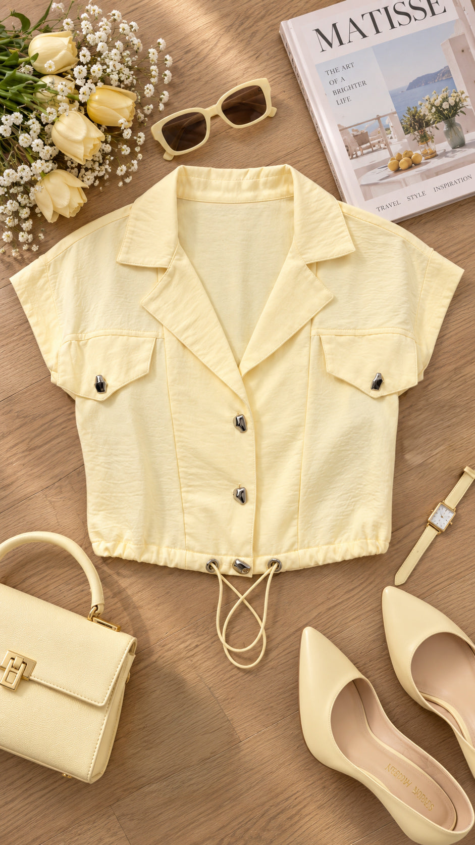 P4080 CHALECO PRISMA AMARILLO