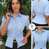 P4089 CAMISA POPELINA AZUL