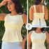 P4090 BLUSA RAYAS AMARILLO