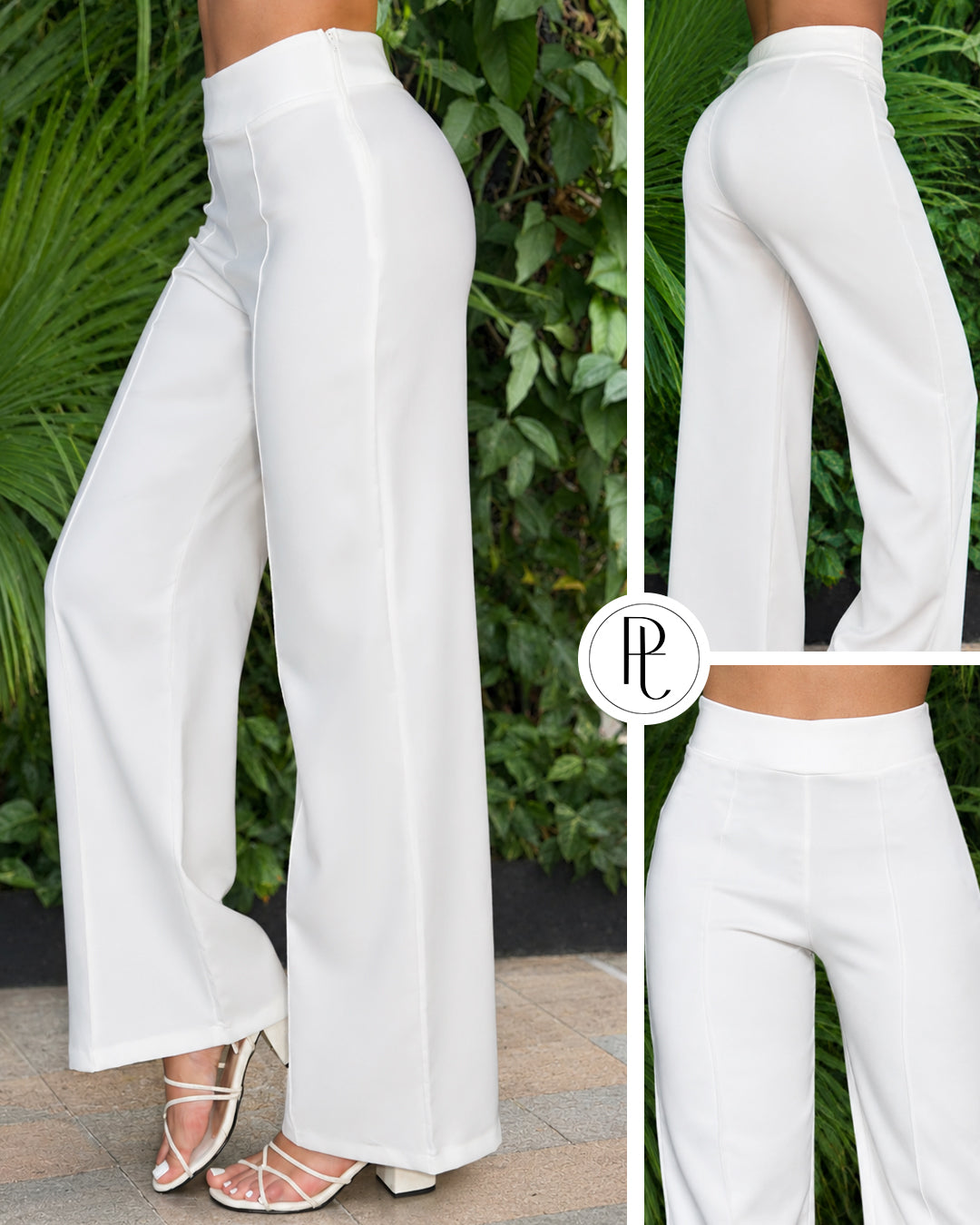 P74047 PANTALON NOCHES DE VIENA MARFIL