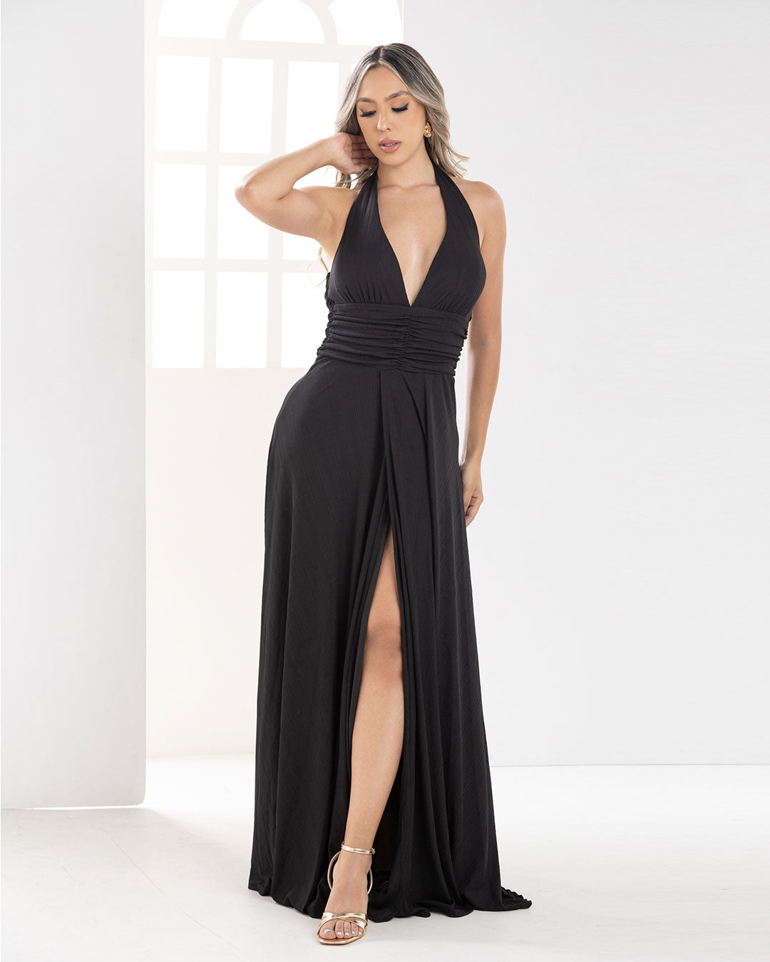 P74350 VESTIDO ELOISA NEGRO