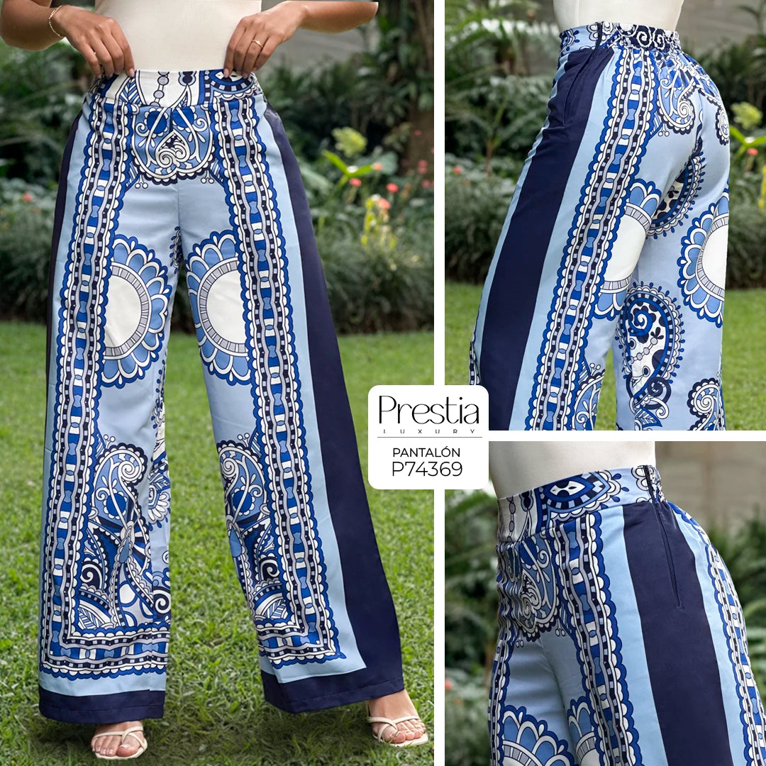P74369 PANTALÓN AGATHA AZUL