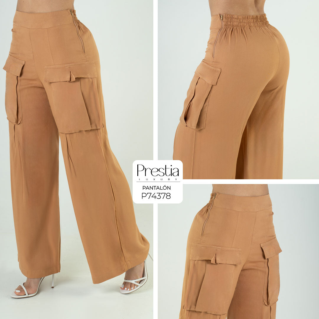P74378 PANTALÓN TWILL SENSACION CAMEL