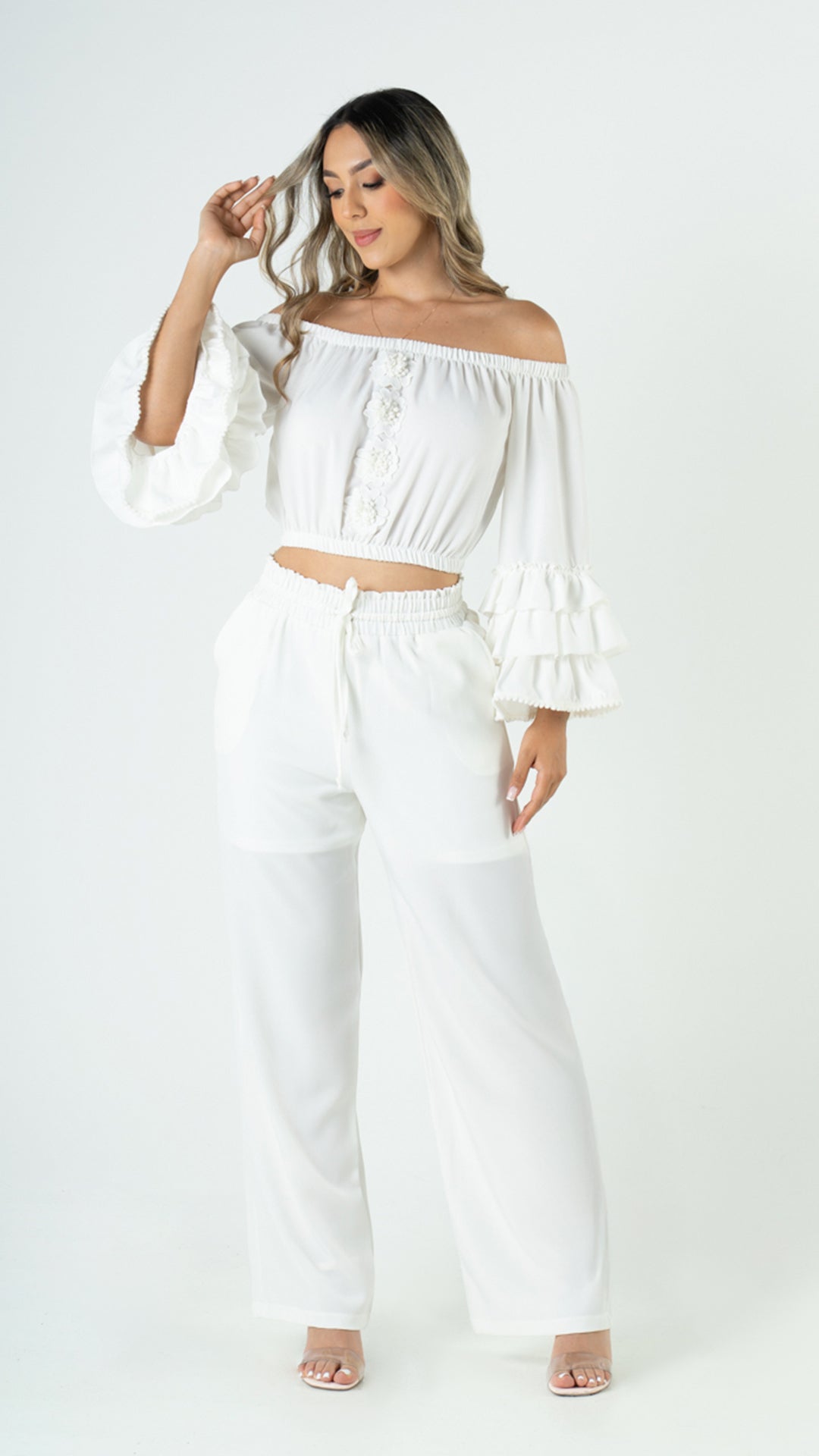 P74395 CONJUNTO FIJI MARFIL