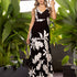 P74398 VESTIDO CHALIS ESTAMPADO NEGRO