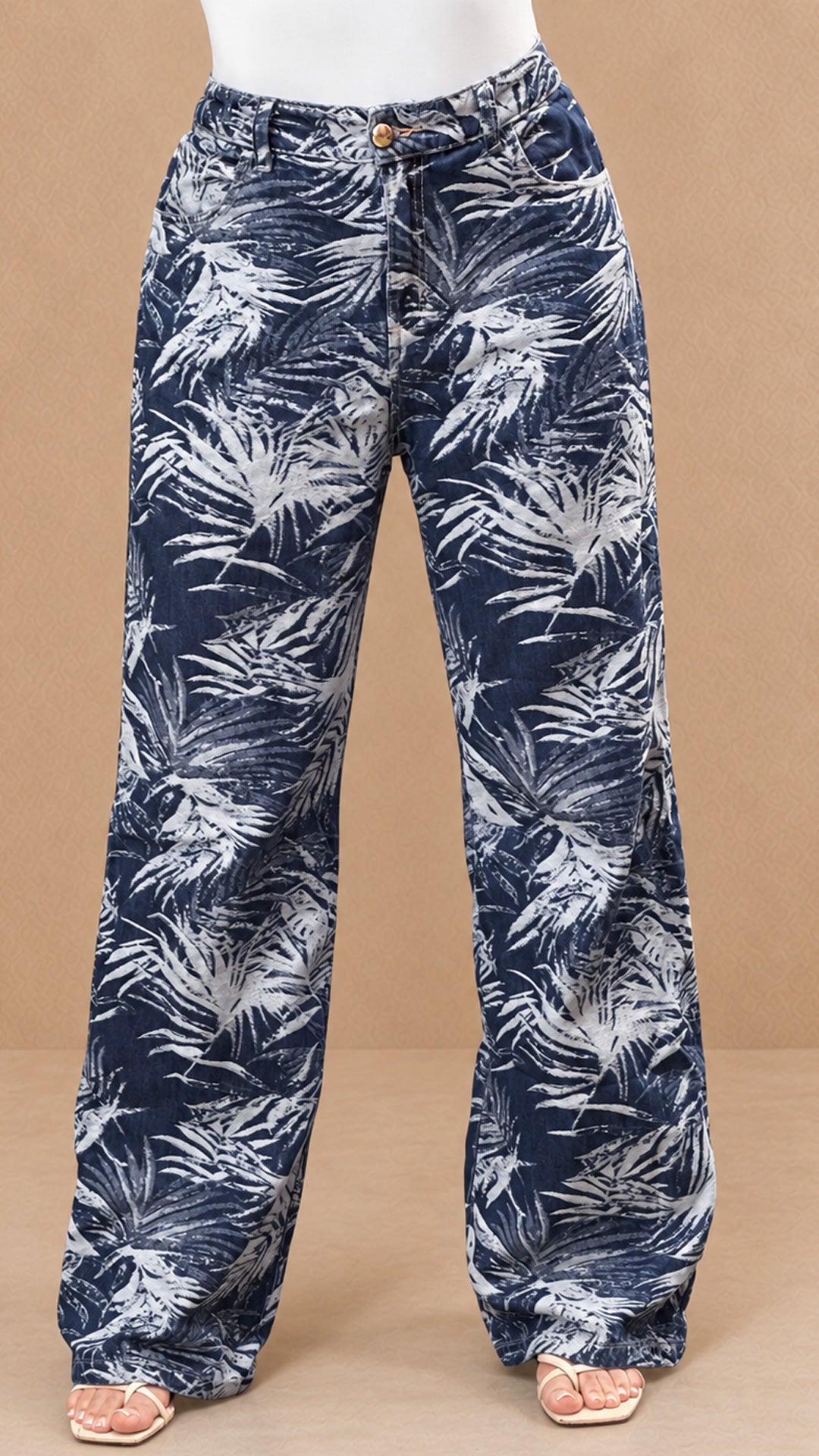 P74415 PANTALÓN INDIGO AZUL