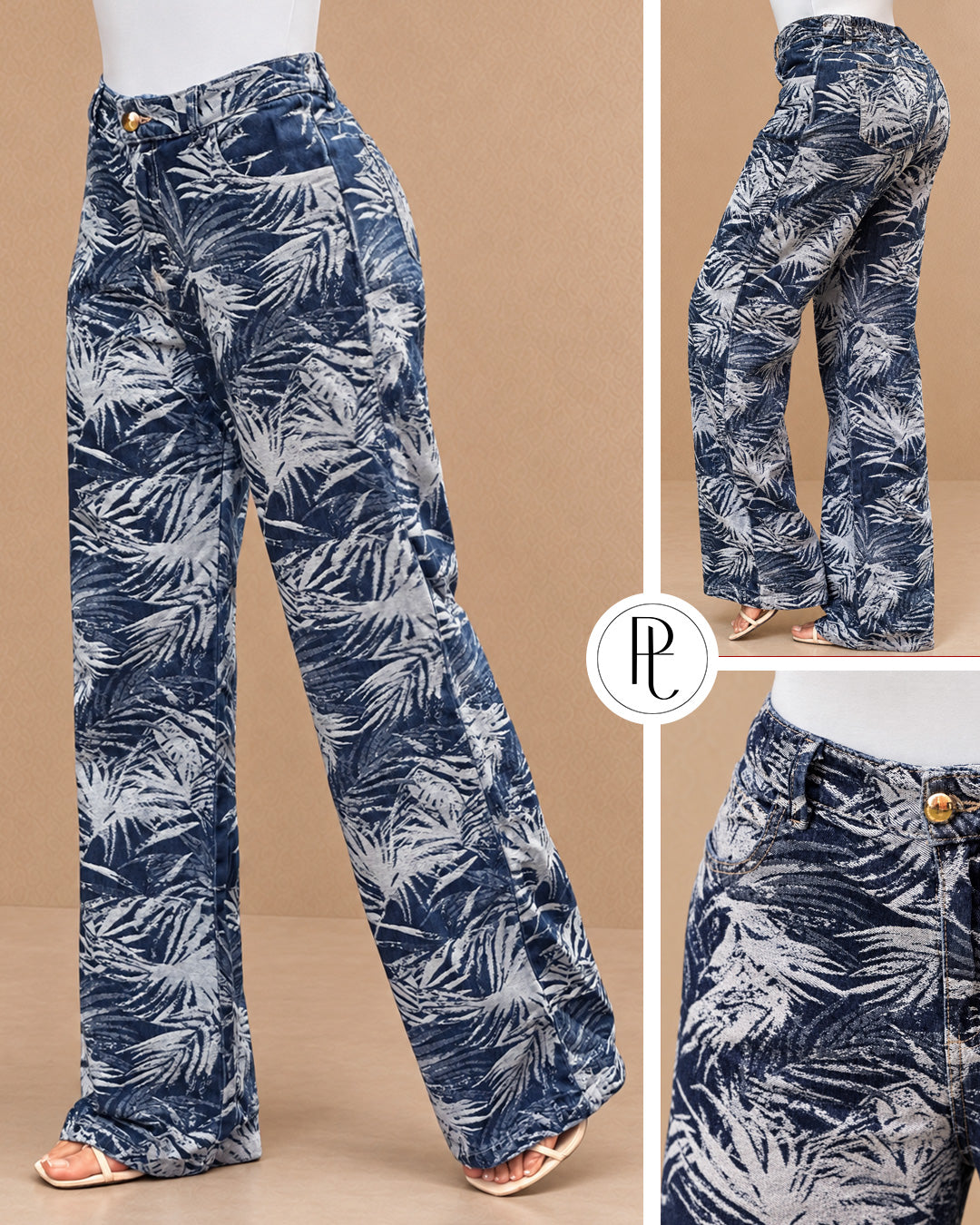 P74415 PANTALÓN INDIGO AZUL