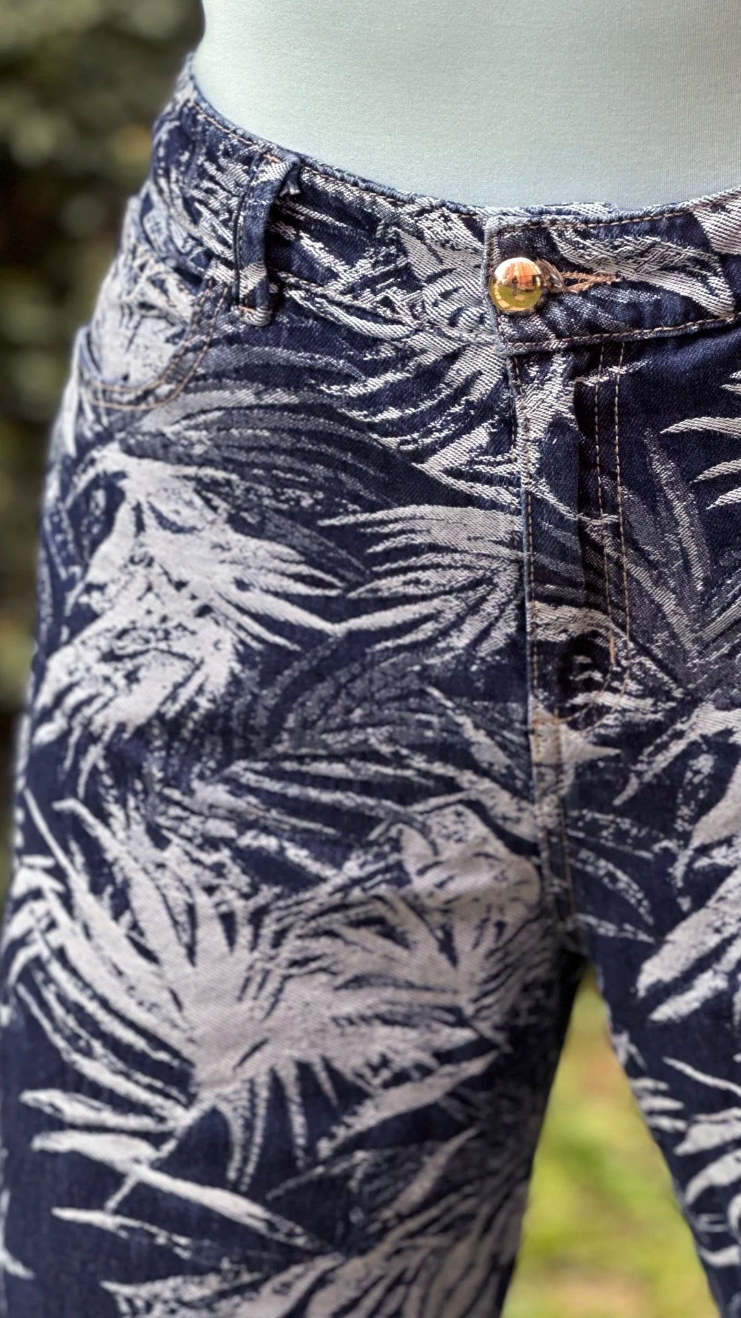 P74415 PANTALÓN INDIGO AZUL