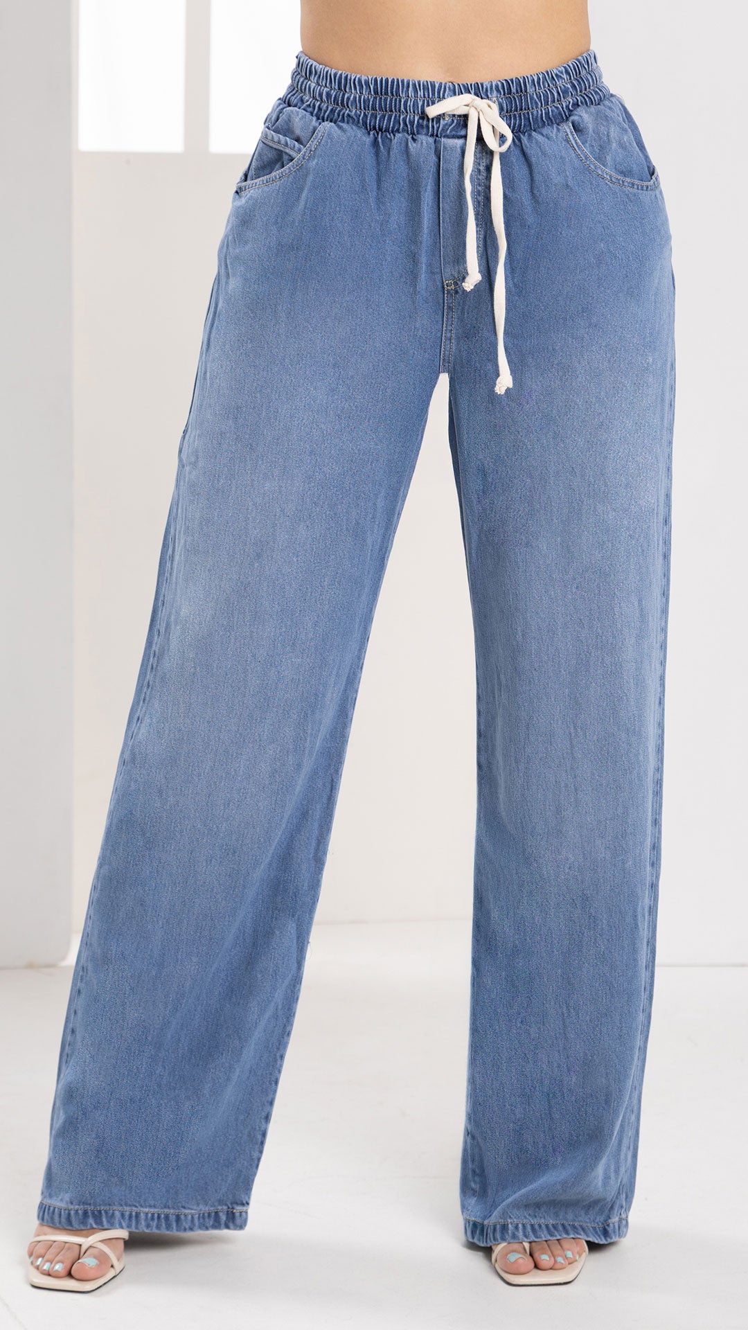 P74416 PANTALÓN INDIGO AZUL