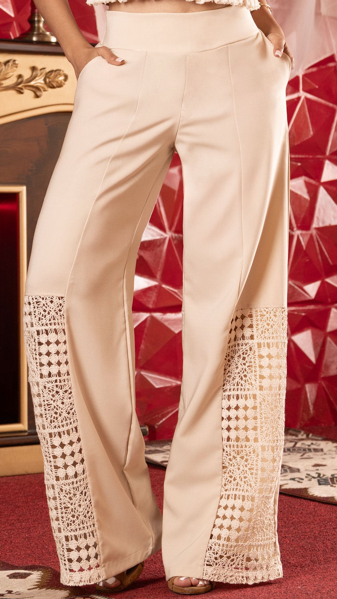 P74417 CONJUNTO JAMBU CAMEL CLARO