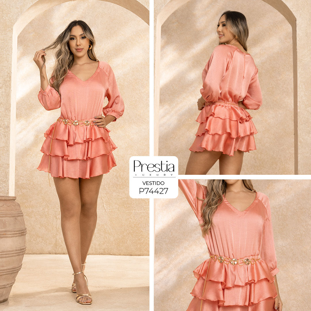 P74427 VESTIDO SIMKAI CORAL